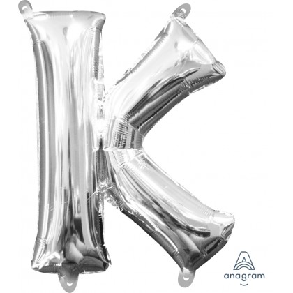 L16 16" (SILVER) Mini Foil Letter K